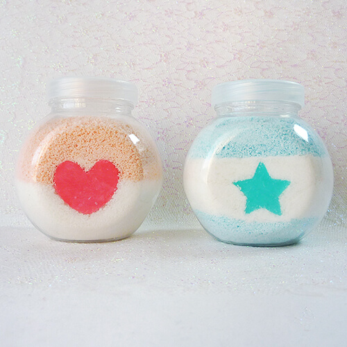 jar with powdered soap