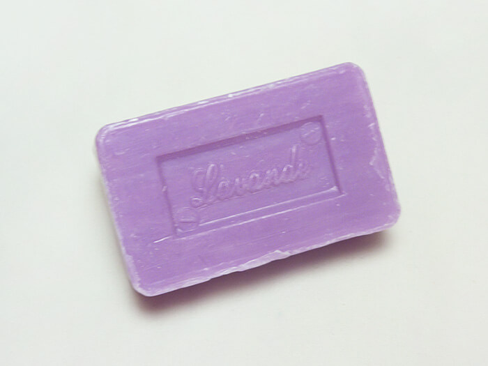 fioletowe mydło