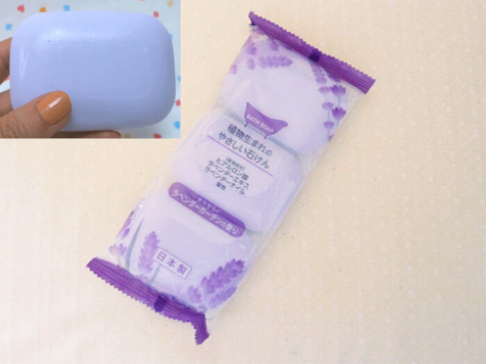 purple soap