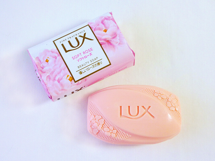lux rose soap