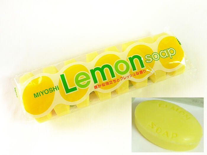 oval lemon soap