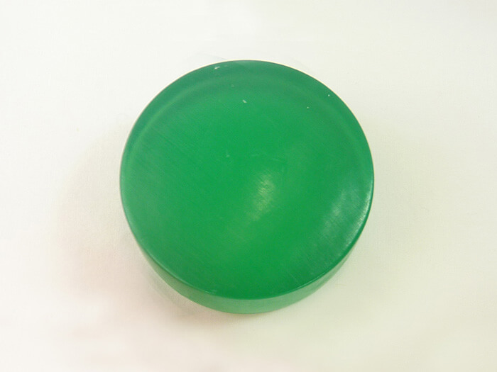 transparent green soap