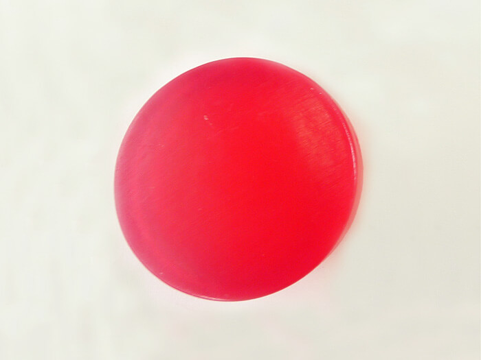 transparent red soap