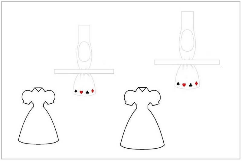 alice dress template