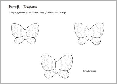 蝶々の型紙